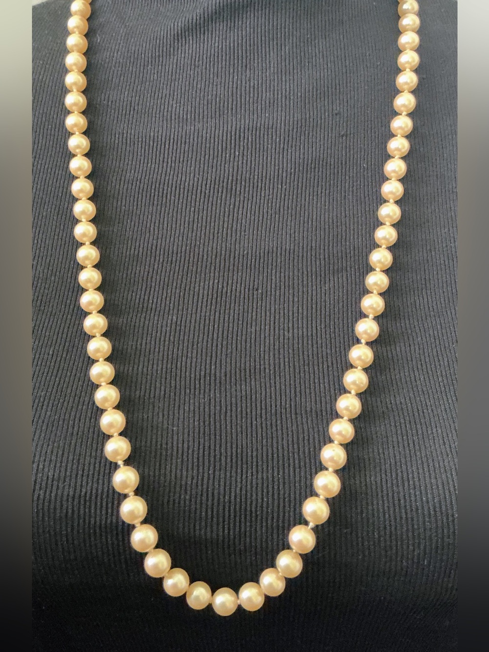 MARVELLA Vintage 30” Tied Goass Pearls